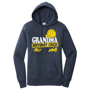 Grandma Birthday Crew Construction Party Women's Pullover Hoodie