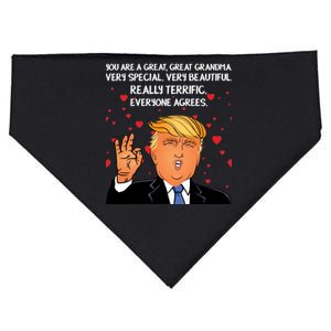 Grandma For Donald Trump USA-Made Doggie Bandana