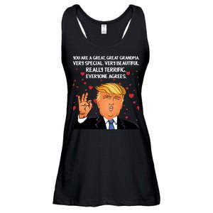 Grandma For Donald Trump Ladies Essential Flowy Tank