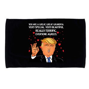 Grandma For Donald Trump Microfiber Hand Towel