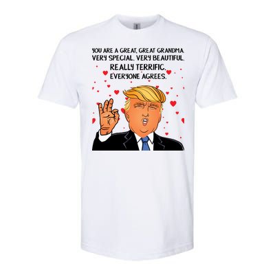 Grandma For Donald Trump Softstyle CVC T-Shirt