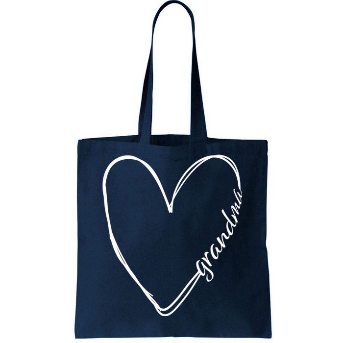 Grandma Heart Symbol Tote Bag