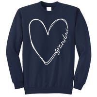 Grandma Heart Symbol Tall Sweatshirt