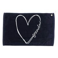 Grandma Heart Symbol Grommeted Golf Towel