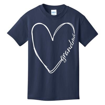 Grandma Heart Symbol Kids T-Shirt