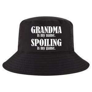 Grandma Is My Name Spoiling Is My Game Cool Comfort Performance Bucket Hat