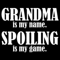 Grandma Is My Name Spoiling Is My Game Full-Length Apron With Pockets