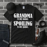 Grandma Is My Name Spoiling Is My Game Tall T-Shirt