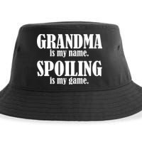 Grandma Is My Name Spoiling Is My Game Sustainable Bucket Hat