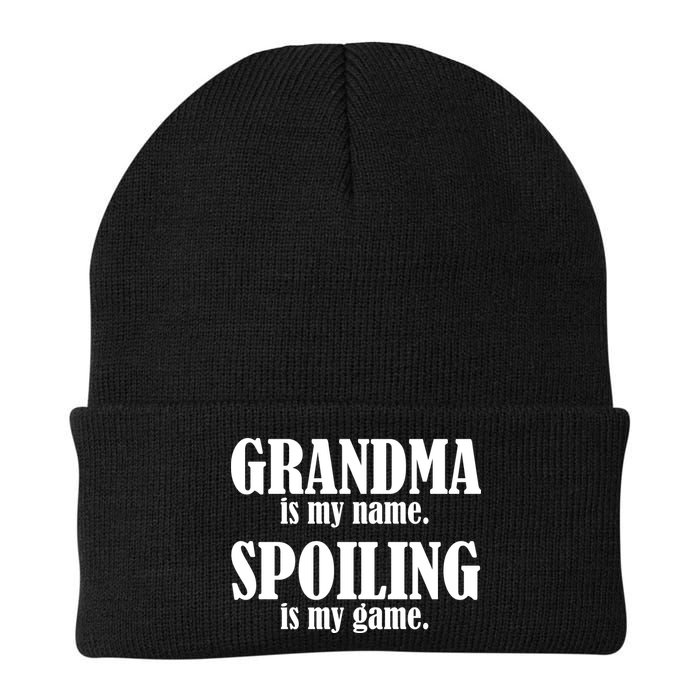 Grandma Is My Name Spoiling Is My Game Beanie