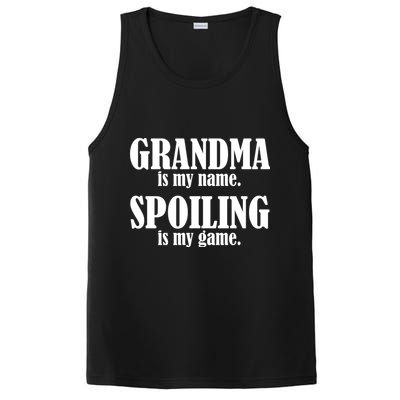Grandma Is My Name Spoiling Is My Game PosiCharge Competitor Tank
