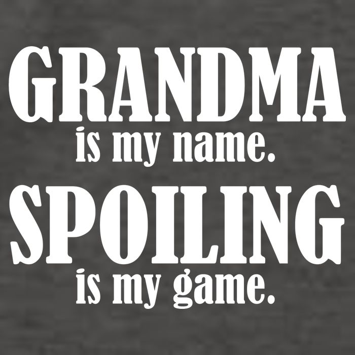 Grandma Is My Name Spoiling Is My Game Vector Backpack