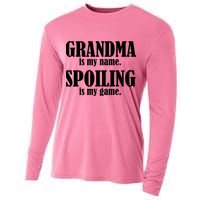 Grandma Is My Name Spoiling Is My Game Cooling Performance Long Sleeve Crew