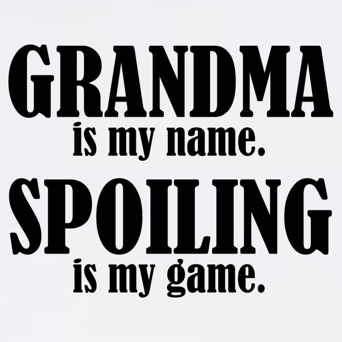 Grandma Is My Name Spoiling Is My Game Garment-Dyed Sweatshirt