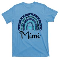 Grandma MiMi Blue Leopard Rainbow T-Shirt