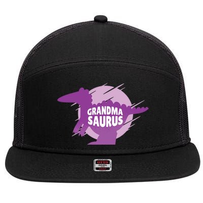 Grandma Saurus 7 Panel Mesh Trucker Snapback Hat