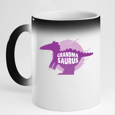 Grandma Saurus 11oz Black Color Changing Mug