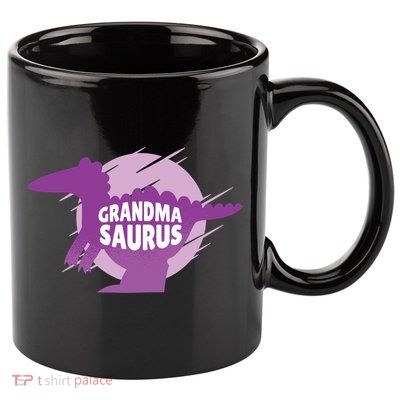 Grandma Saurus 11oz C Handle Ceramic Mug