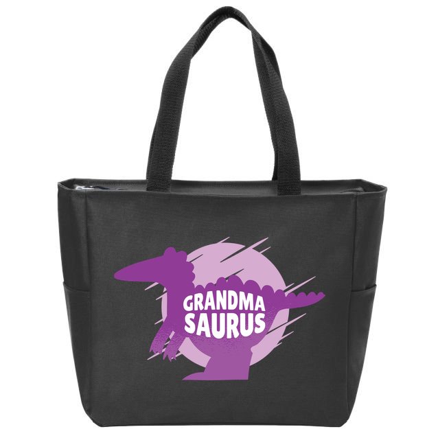 Grandma Saurus Zip Tote Bag