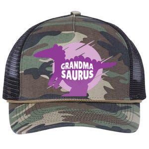 Grandma Saurus Retro Rope Trucker Hat Cap