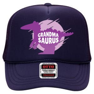 Grandma Saurus High Crown Mesh Back Trucker Hat