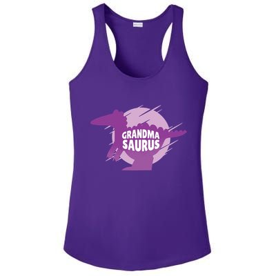 Grandma Saurus Ladies PosiCharge Competitor Racerback Tank