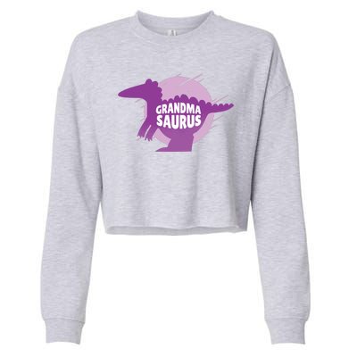 Grandma Saurus Cropped Pullover Crew