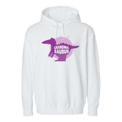 Grandma Saurus Garment-Dyed Fleece Hoodie