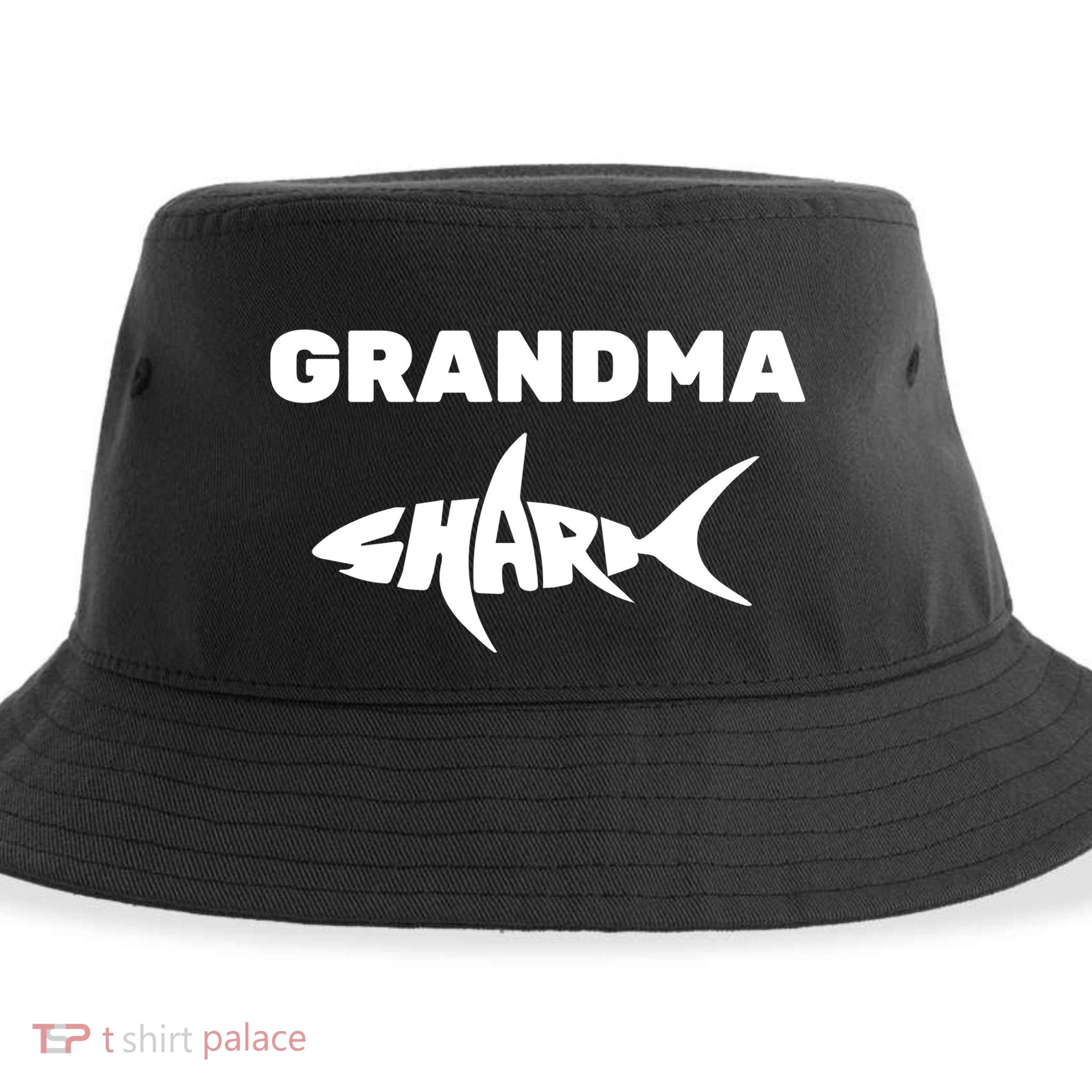 Grandma Shark Sustainable Bucket Hat