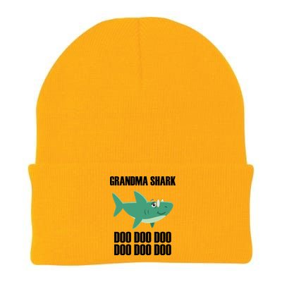 Grandma Shark Doo Knit Cap Winter Beanie