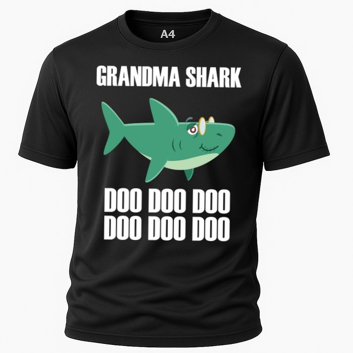 Grandma Shark Doo Cooling Performance Crew T-Shirt