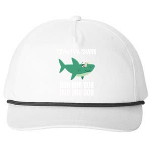 Grandma Shark Doo Snapback Five-Panel Rope Hat