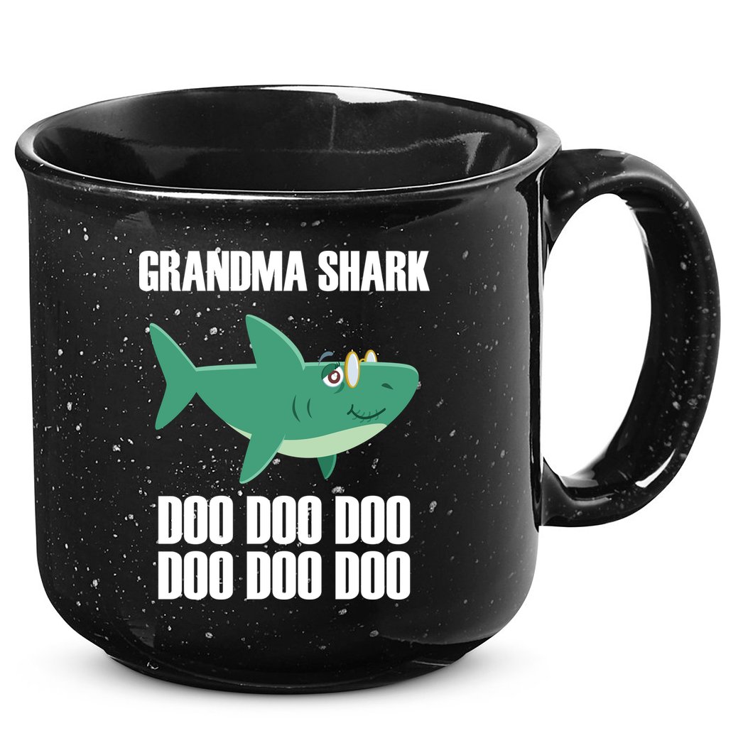 Grandma Shark Doo 15oz Campfire Ceramic Mug