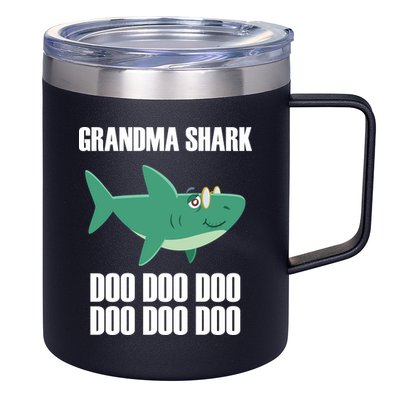 Grandma Shark Doo 12oz Stainless Steel Coffee Mug