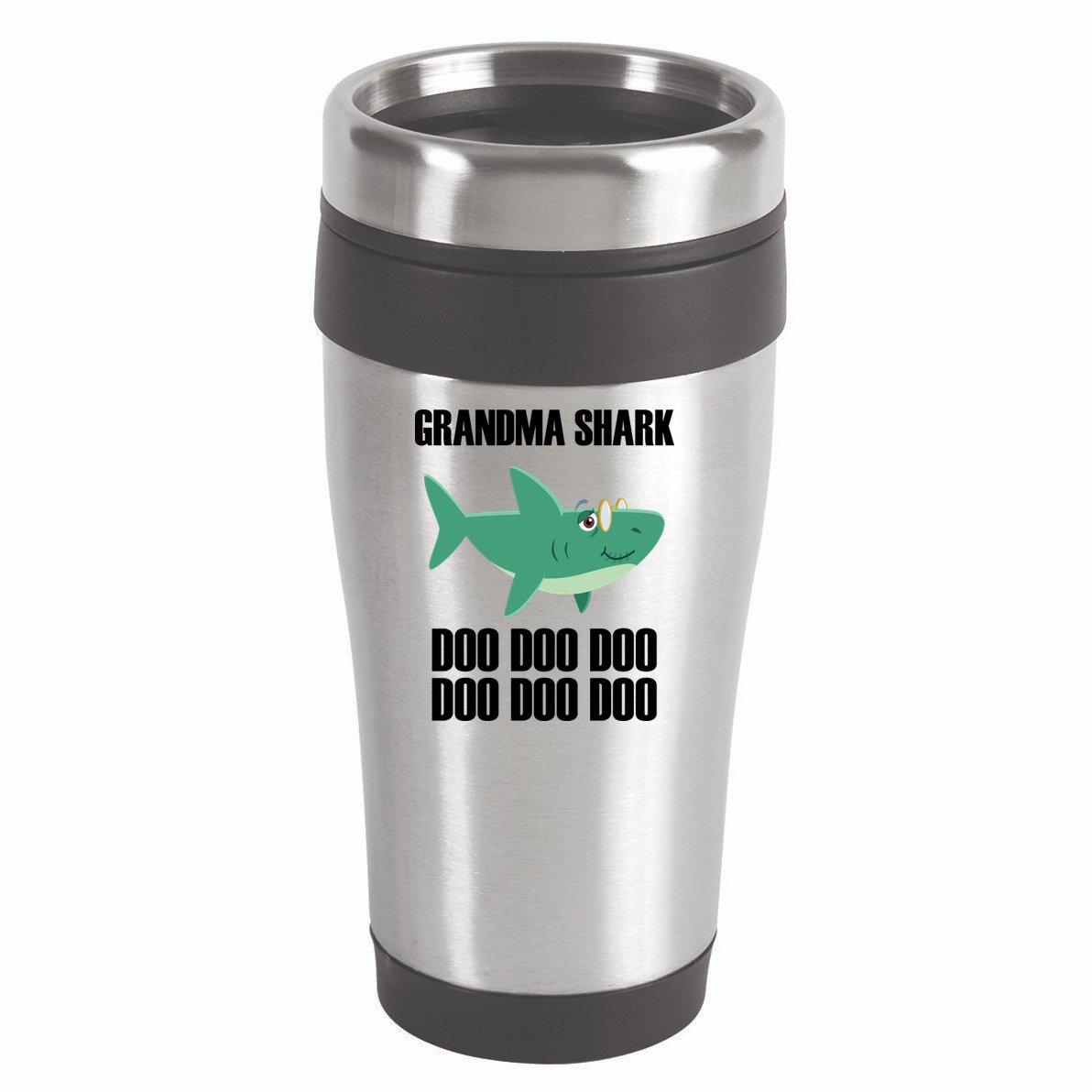 Grandma Shark Doo 16oz Travel Tumbler