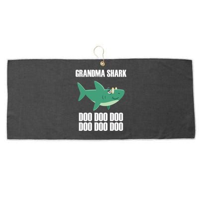 Grandma Shark Doo Large Microfiber Waffle Golf Towel