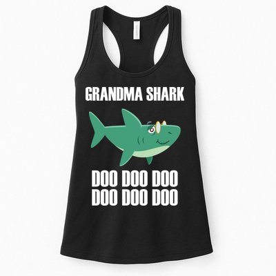 Grandma Shark Doo Womens Tank Top