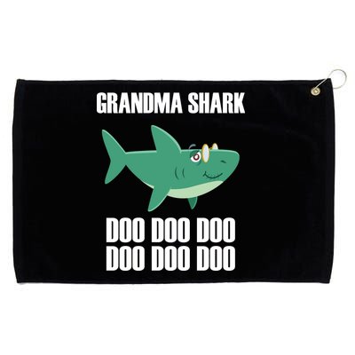 Grandma Shark Doo Grommeted Golf Towel