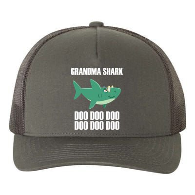 Grandma Shark Doo Yupoong Adult 5-Panel Trucker Hat