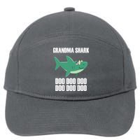 Grandma Shark Doo 7-Panel Snapback Hat