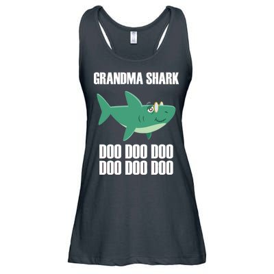 Grandma Shark Doo Ladies Essential Flowy Tank