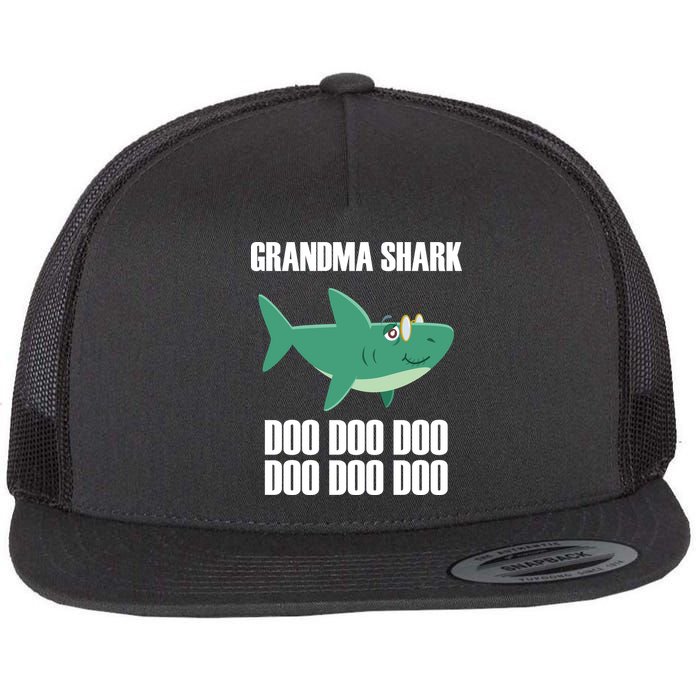 Grandma Shark Doo Flatbill Hat
