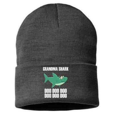 Grandma Shark Doo Sustainable Knit Beanie