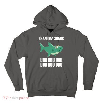 Grandma Shark Doo Tall Hoodie