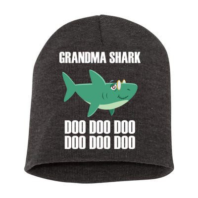 Grandma Shark Doo Short Acrylic Beanie