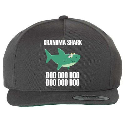 Grandma Shark Doo Wool Snapback Cap