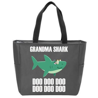 Grandma Shark Doo Zip Tote Bag