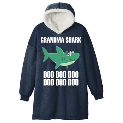 Grandma Shark Doo Hooded Wearable Blanket