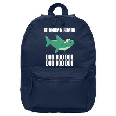 Grandma Shark Doo 16 in Basic Backpack