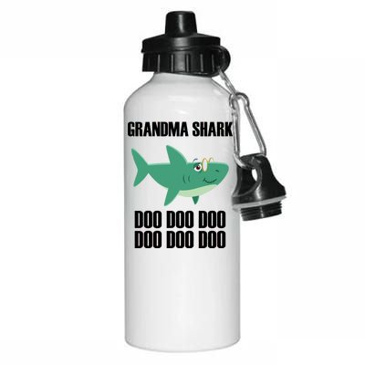 Grandma Shark Doo Aluminum Water Bottle